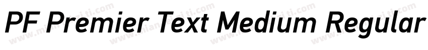PF Premier Text Medium Regular字体转换